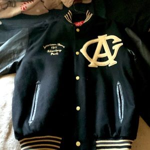 Men’s jacket common Union size large color, black Good condition